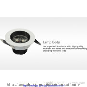 3W Energy Saving Turning Anti-glitz  LED Downlight LED Spotlights